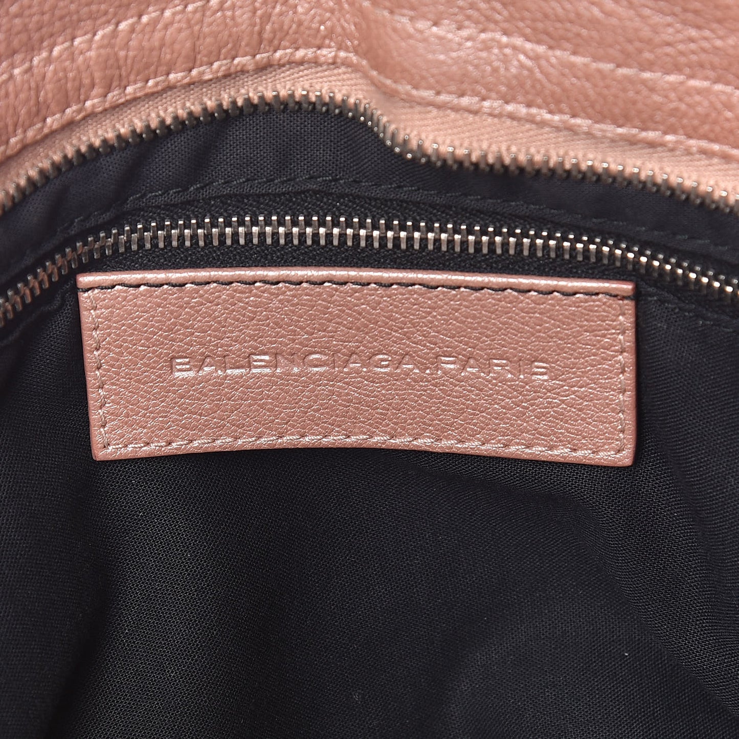 Pearlescent Goatskin Classic Palladium Hardware City Rose Rose Light