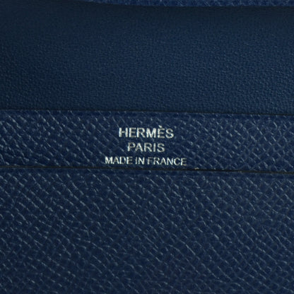 Hermes Epsom Bearn Card Holder Wallet Bleu Saphir 7 of 10