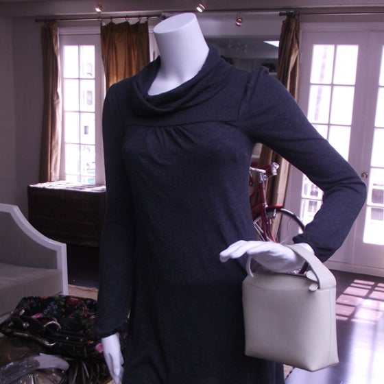 Gucci Leather Wood Accent Handbag 2 of 10