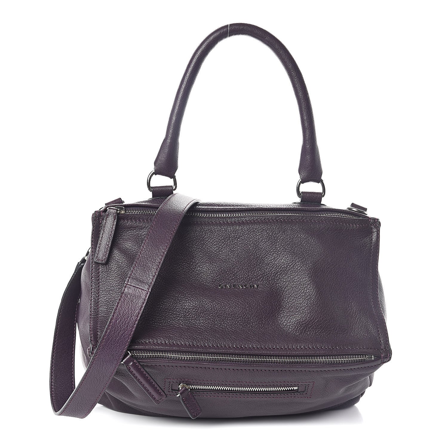 Givenchy Sugar Goatskin Large Pandora Aubergine 1 of 9