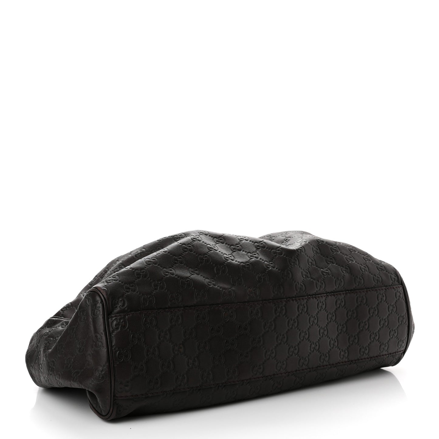 Guccissima Signature Large Sukey Tote Chocolate