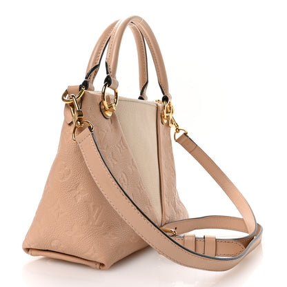 Louis Vuitton Empreinte V Tote BB Beige Rose Creme 3 of 11