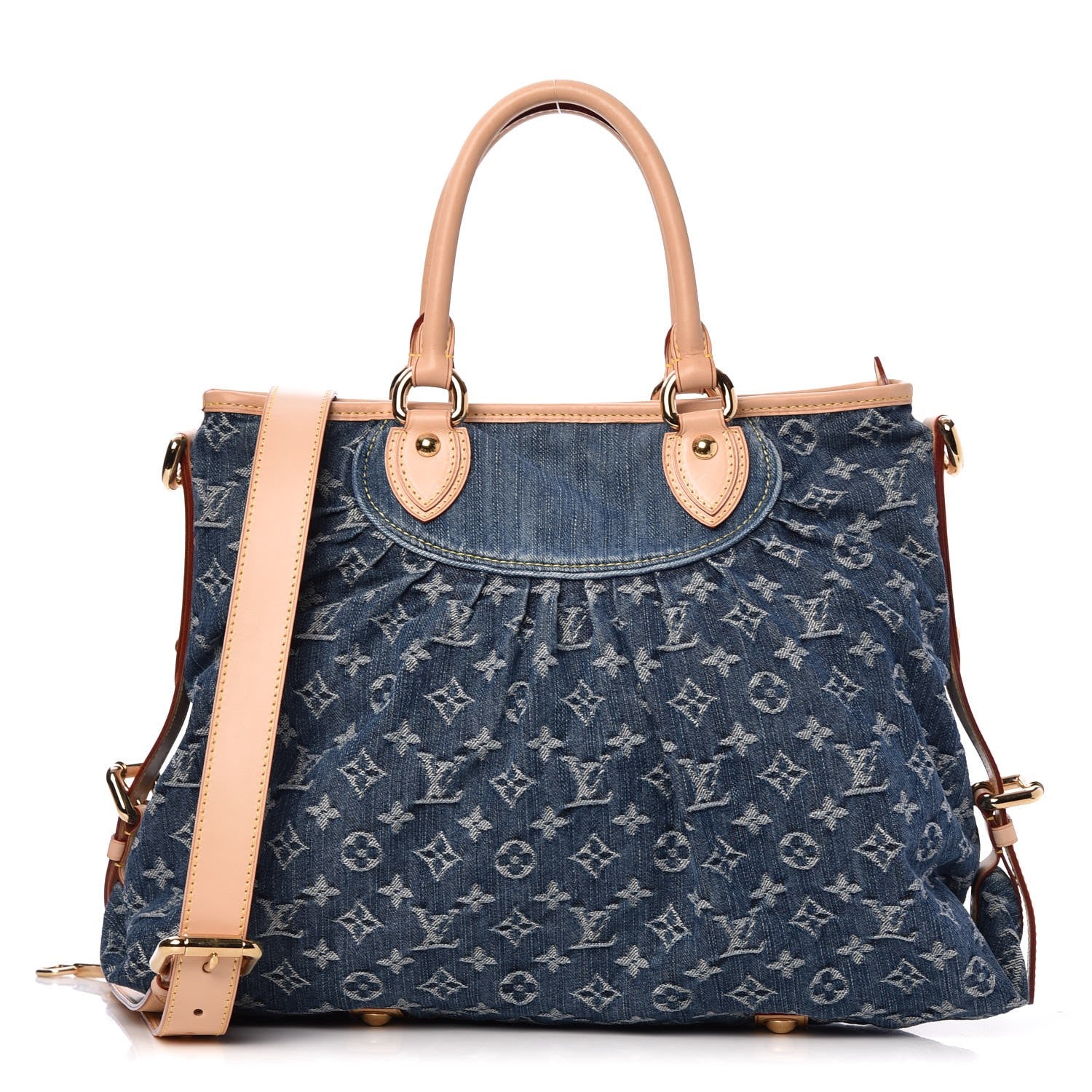 Louis Vuitton Denim Neo Cabby GM Blue 1 of 8