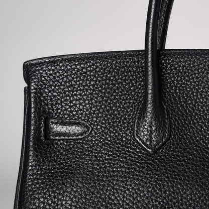 Hermes Togo Birkin 25 Black 30 of 36
