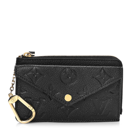 Louis Vuitton Empreinte Recto Verso Card Holder Black 1 of 8