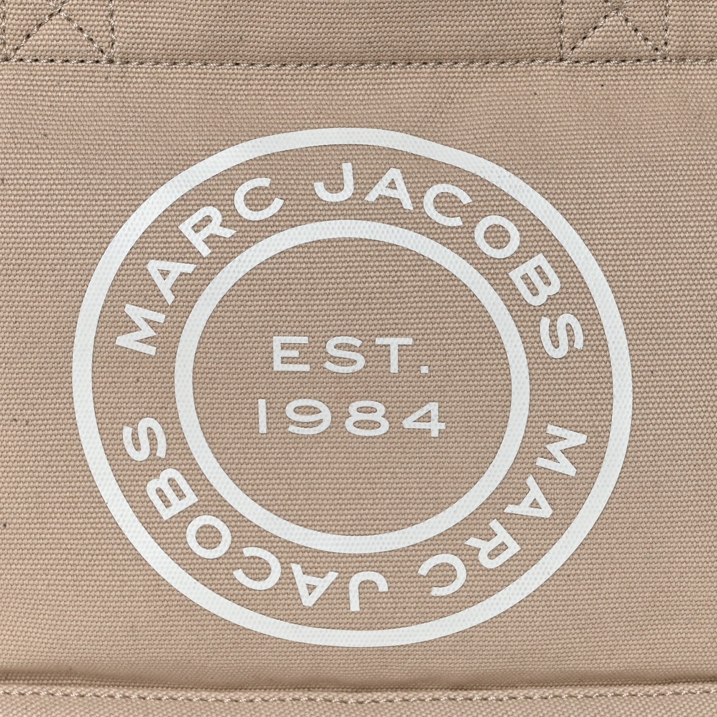 Canvas Signet Tote Bag Beige