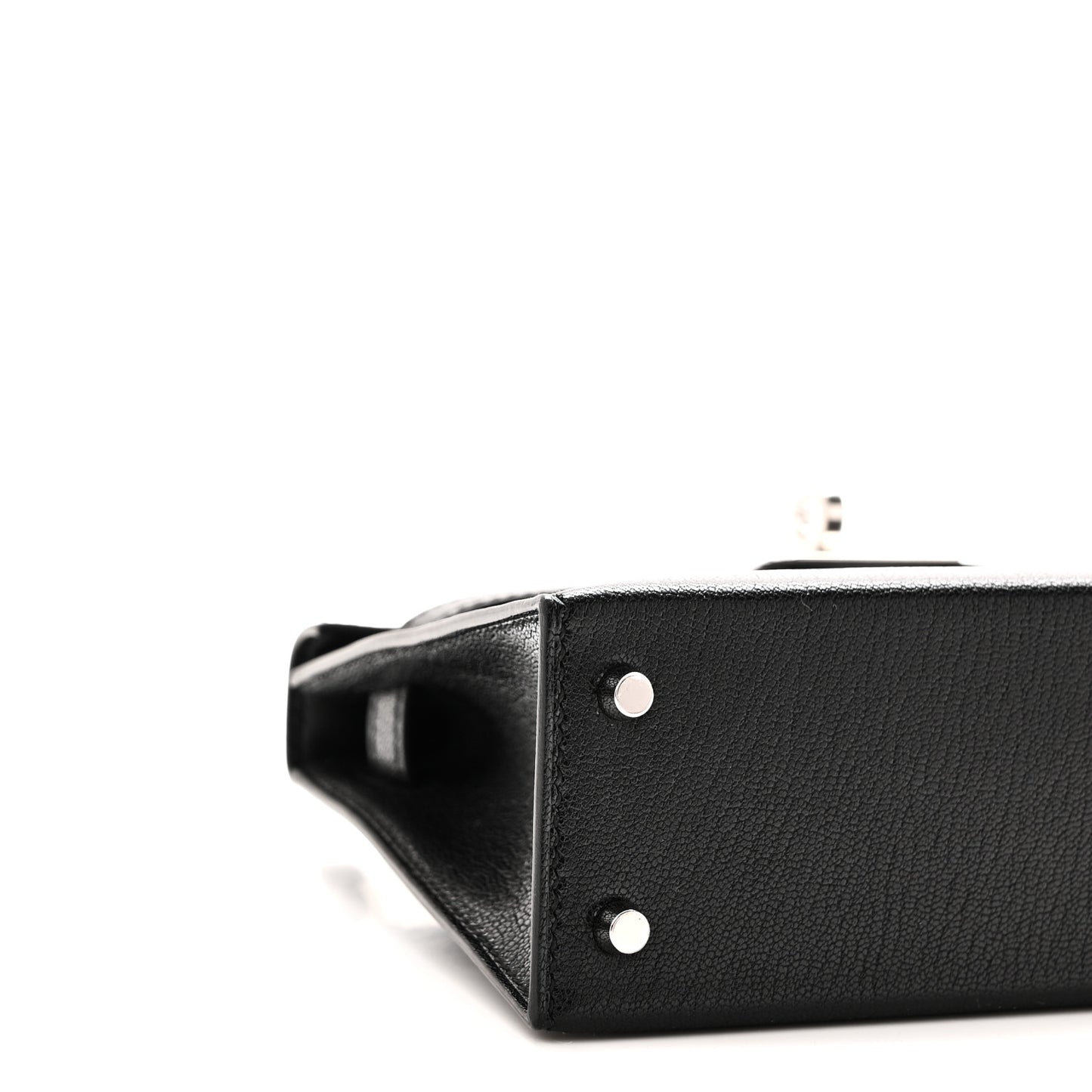 Chevre Chamkila Clou de Coeur Mini Kelly Sellier 20 Black