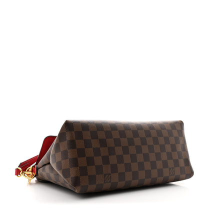 Louis Vuitton Damier Ebene Beaubourg MM Scarlet 4 of 10