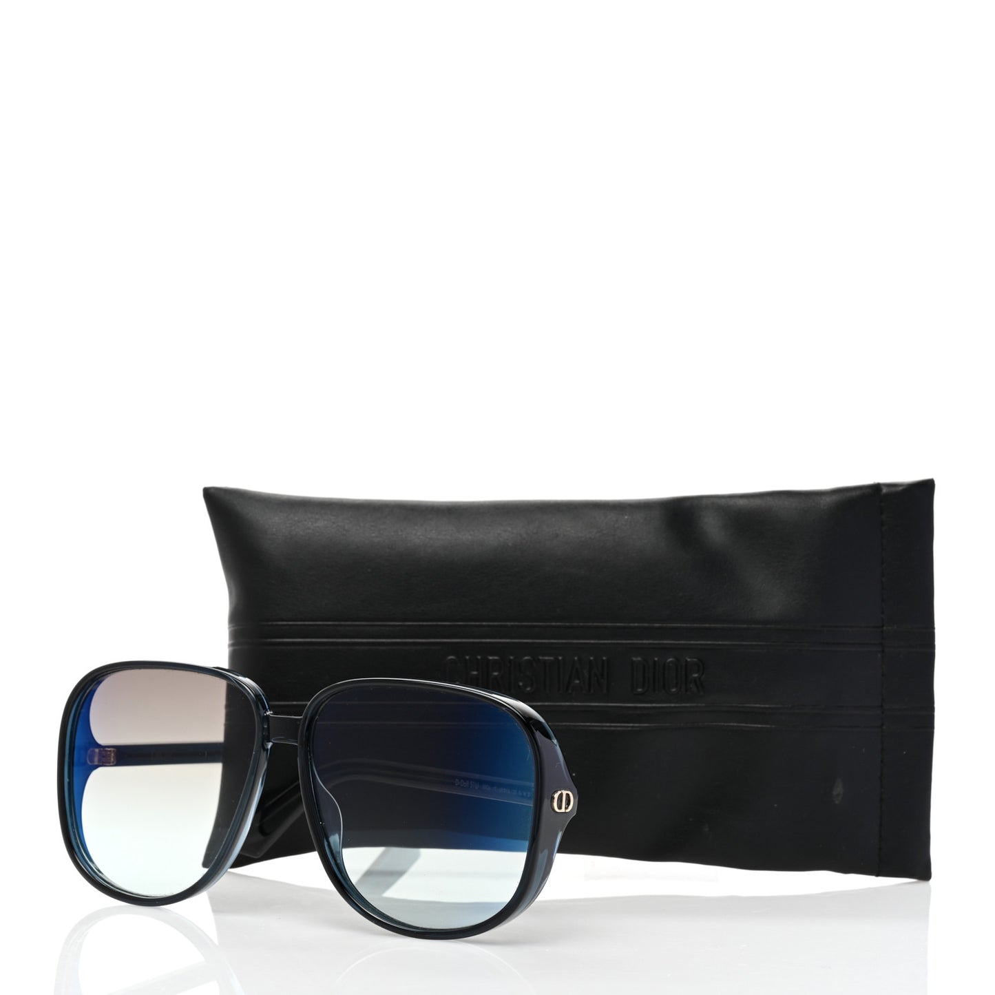 Transparent Acetate D-Doll Sunglasses Blue