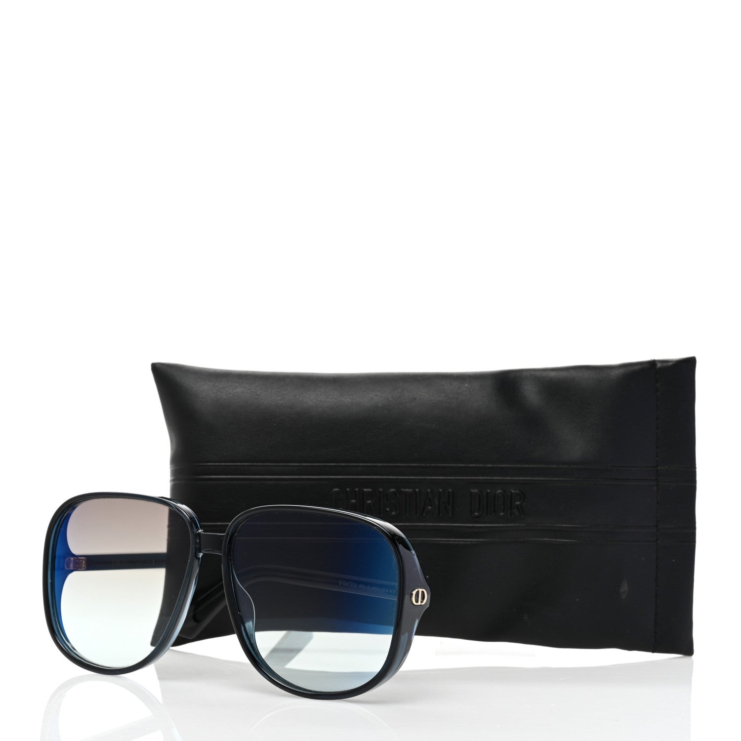 Christian Dior Transparent Acetate D-Doll Sunglasses Blue 8 of 8