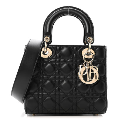 Christian Dior Lambskin Cannage Small My ABCDior Lady Dior Black 1 of 14