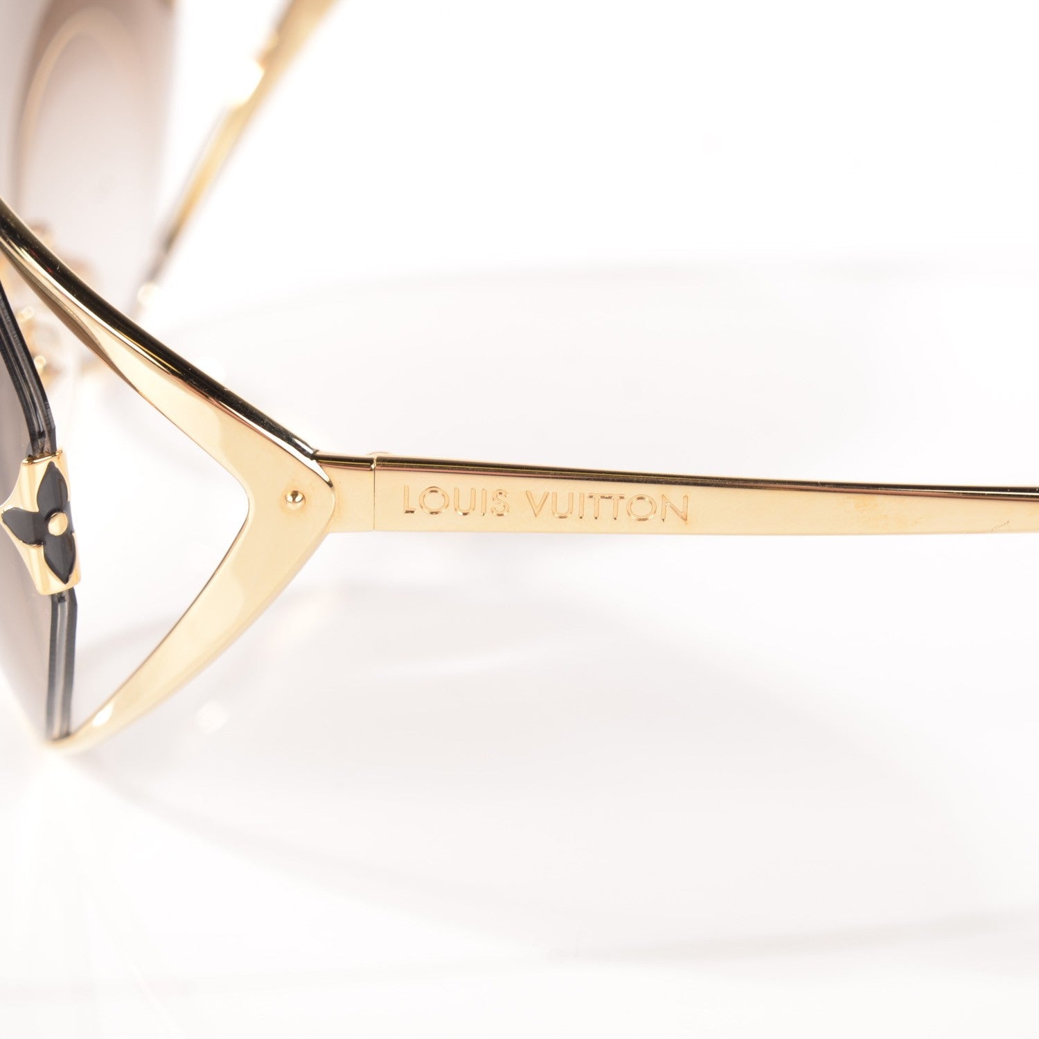 Louis Vuitton Laurel Sunglasses Z0410U Brown Glitter 2 of 4