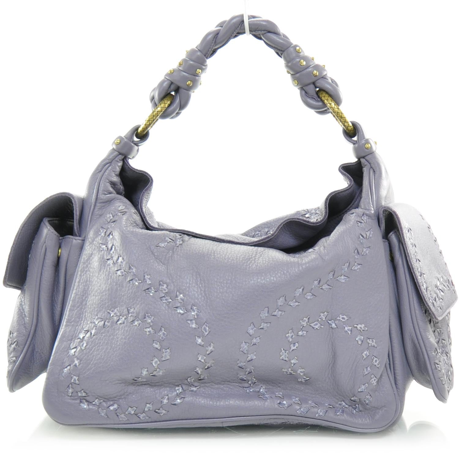 Bottega Veneta Cervo Deerskin and Python Cocker Hobo 1 of 9