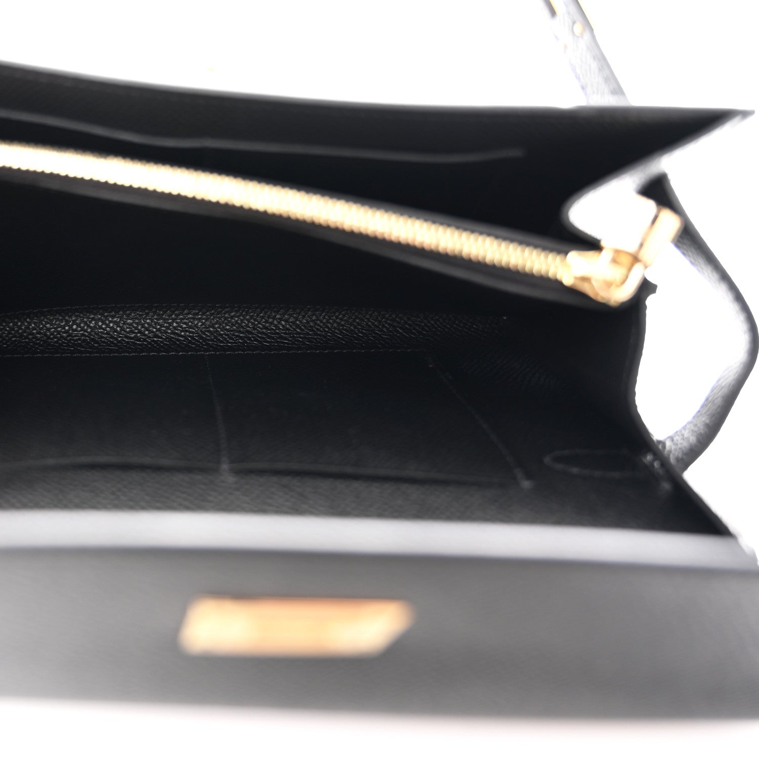 Hermes Epsom Kelly Wallet To Go Black 6 of 12