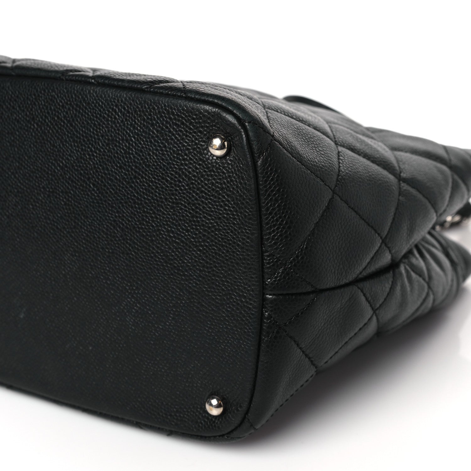Chanel Caviar Quilted CC Timeless Soft Tote Black 9 of 9