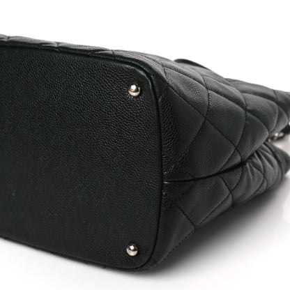 Chanel Caviar Quilted CC Timeless Soft Tote Black 9 of 9
