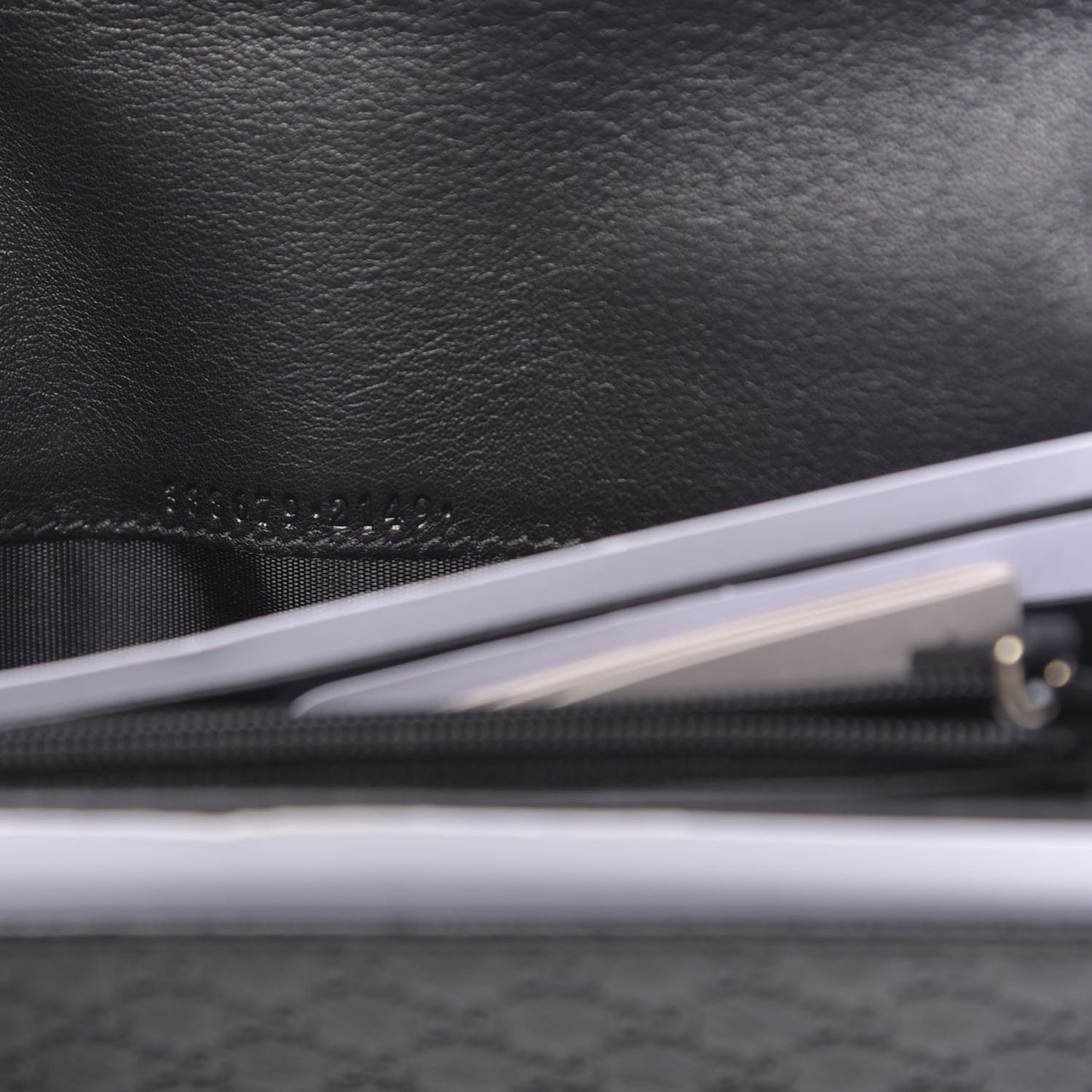 Microguccissima Bow Continental Wallet Black