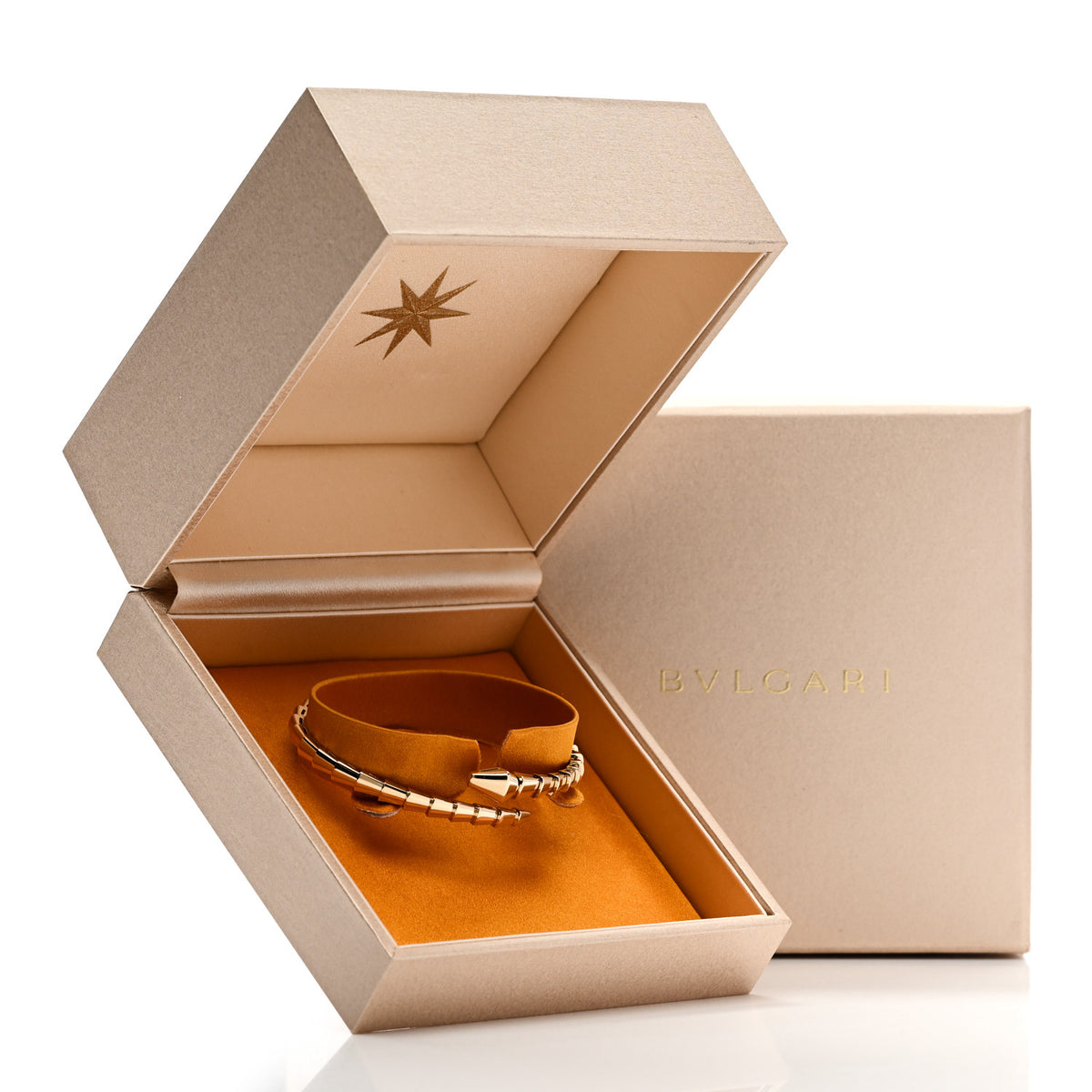 18K Yellow Gold Serpenti Viper Bracelet 17