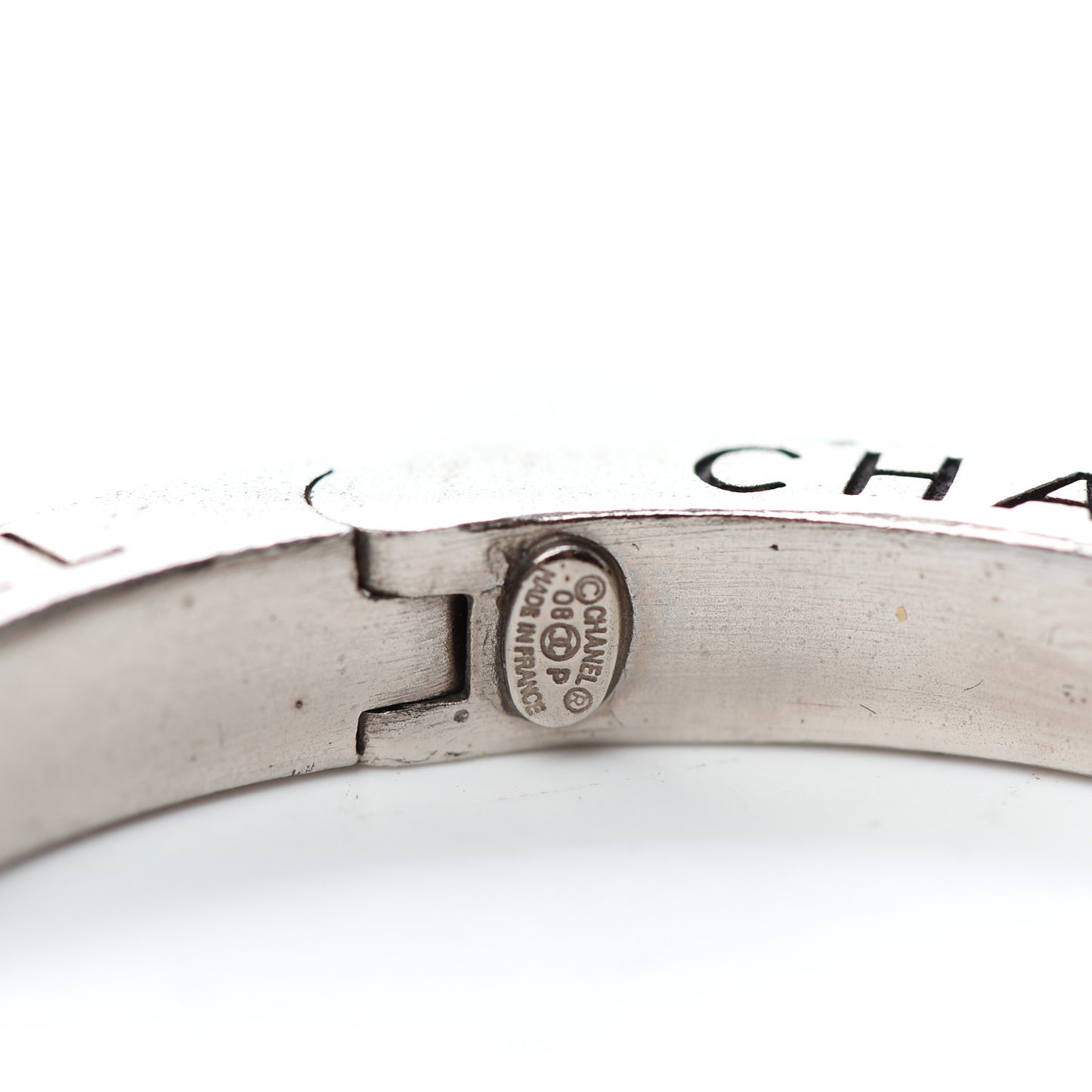 Crystal Logo Bracelet Silver