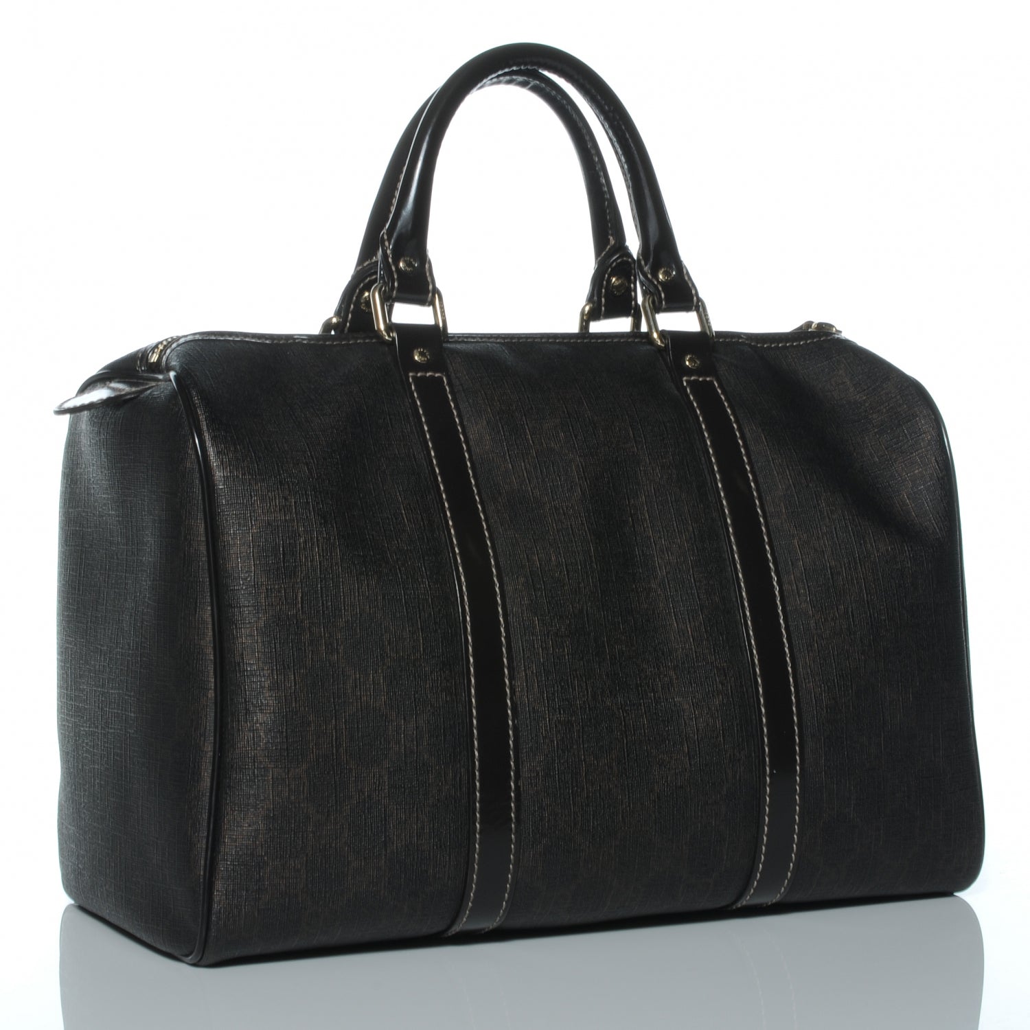 Gucci GG Plus Monogram Medium Joy Boston Dark Brown 3 of 8