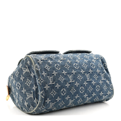 Louis Vuitton Monogram Denim Neo Speedy Blue 4 of 10