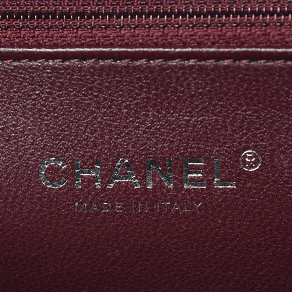 Chanel Metallic Caviar Quilted Medium CC Filigree Vanity Case Silver 6 of 13