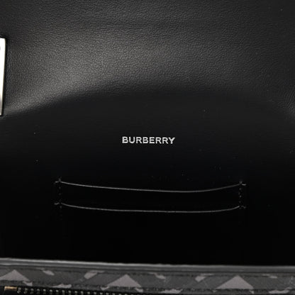 Burberry E-Canvas Monogram Robin Bag Black 6 of 9
