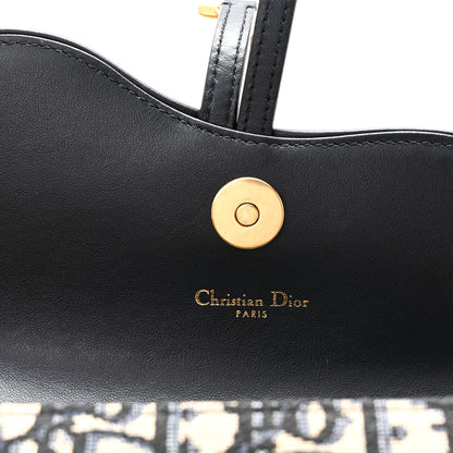 Christian Dior Oblique Saddle Chain Pouch  Blue 6 of 10