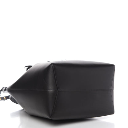 Mansur Gavriel Vegetable Tanned Calfskin Bucket Bag Black Flamma 4 of 8