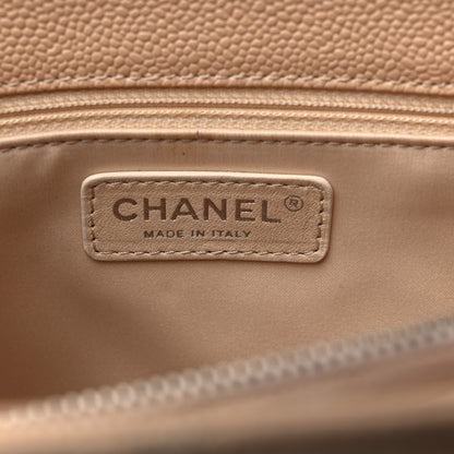 Chanel Caviar Quilted Grand Shopping Tote GST Beige 6 of 13