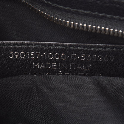 Balenciaga Chevre Silver Metallic Edge Hardware Velo Black 9 of 12