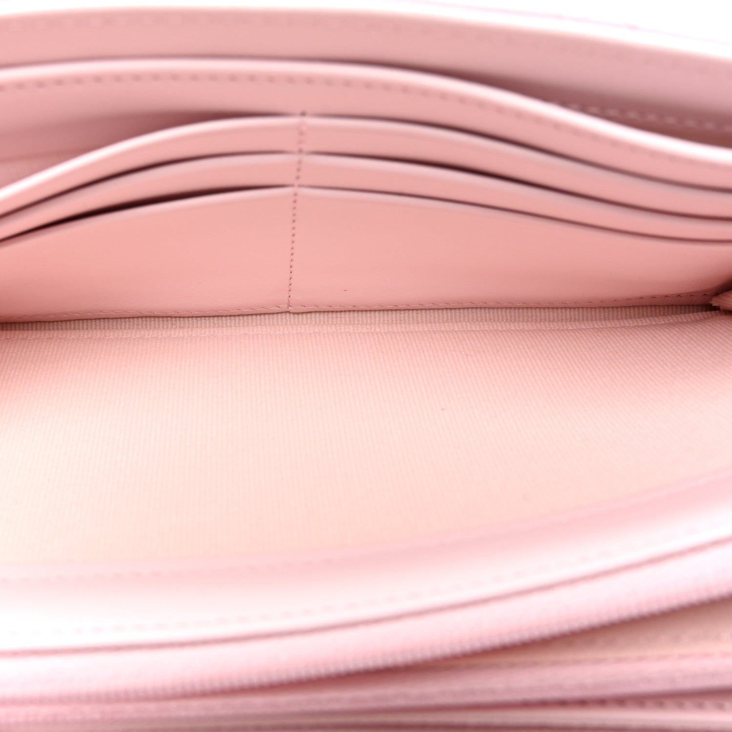 Chanel Caviar Quilted Large Gusset Flap Wallet Light Pink 5 of 8
