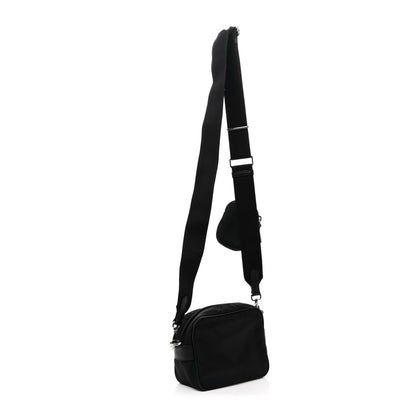Prada Tessuto Nylon Saffiano Re-Edition 2005 Camera Shoulder Bag Black 3 of 11