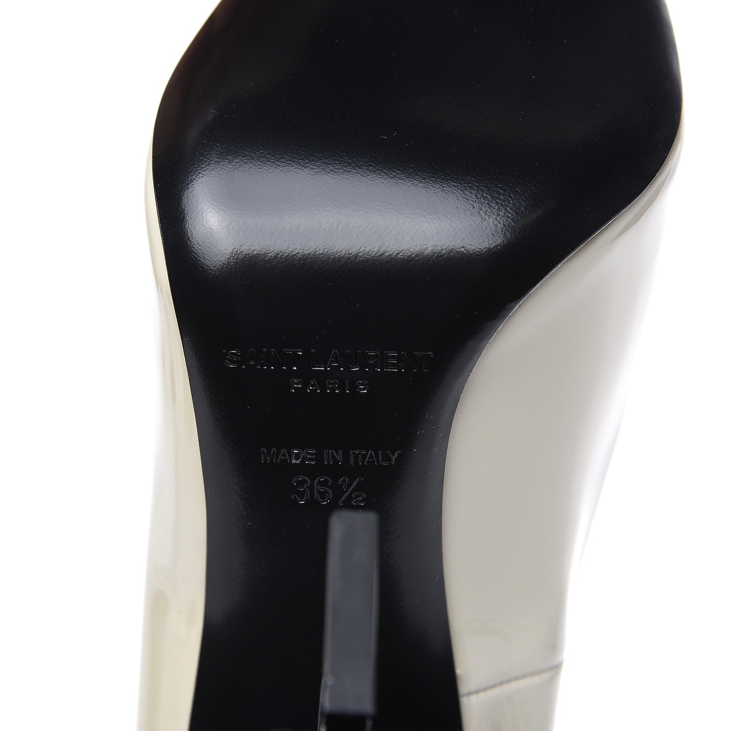 Saint Laurent Patent Opyum 110 Pumps 36.5 Neutro 6 of 10