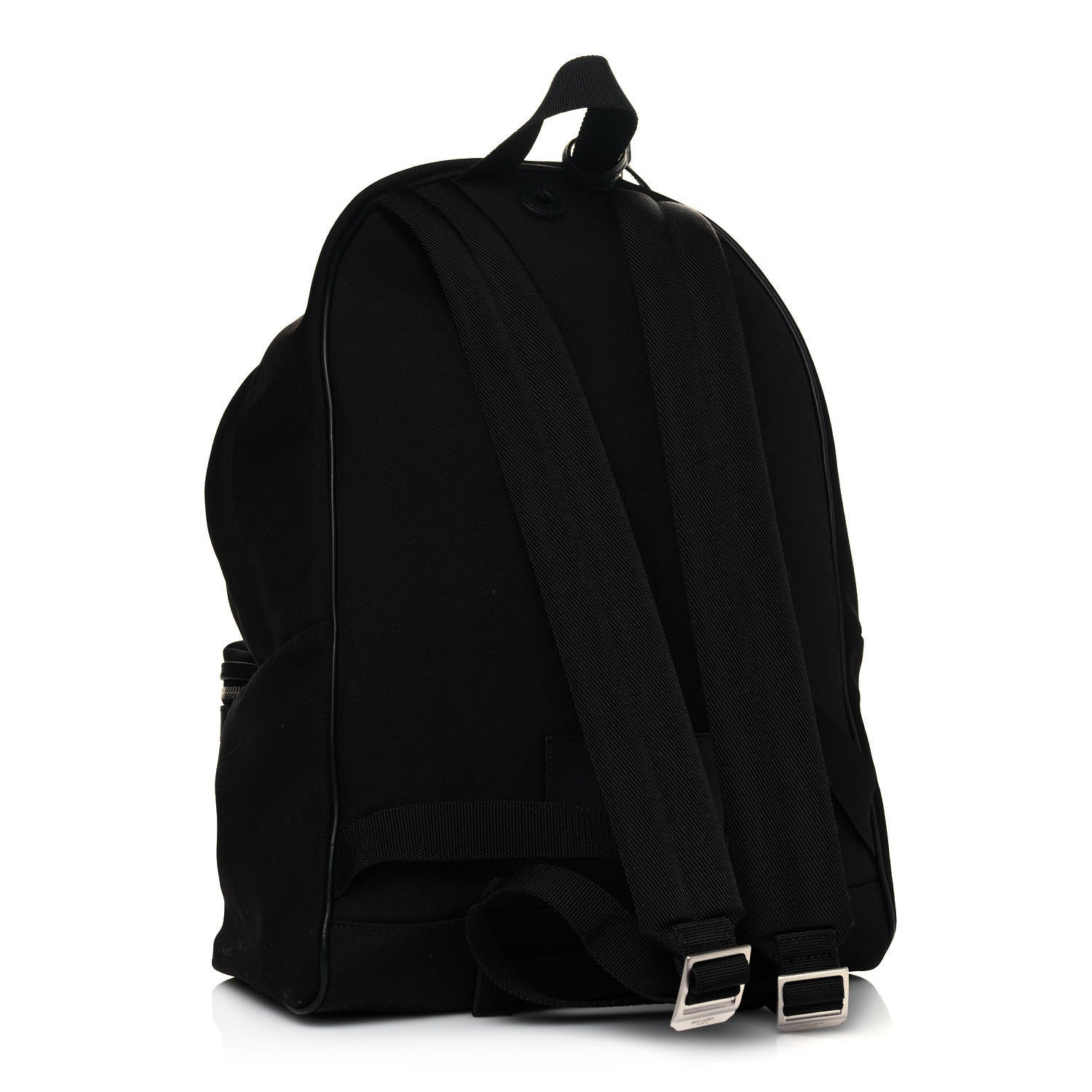 Saint Laurent Canvas City Backpack Black 3 of 14