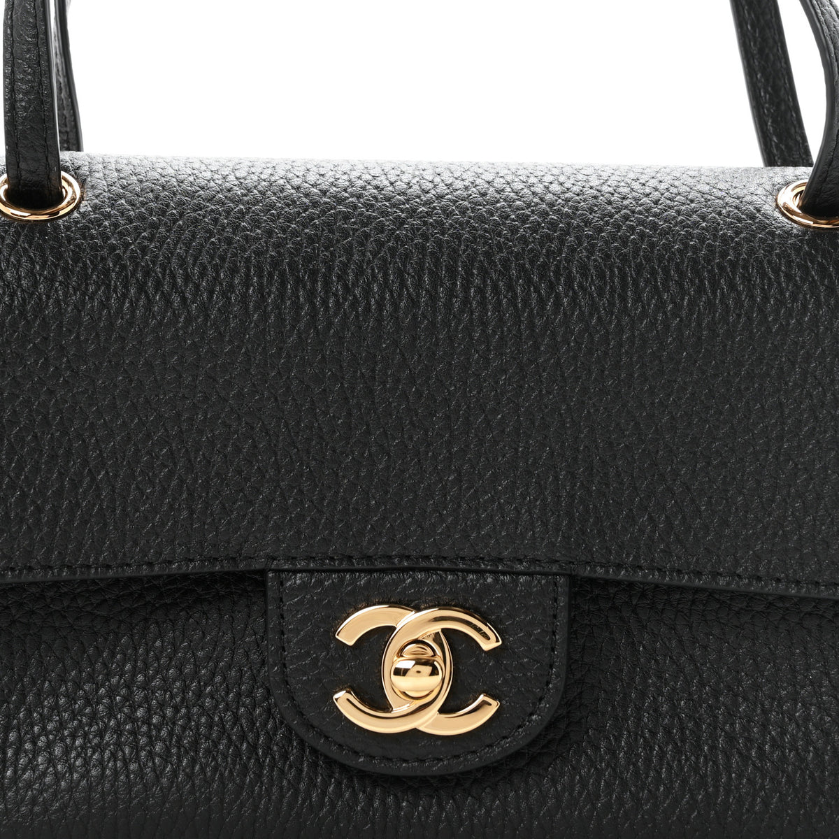 Chanel Grained Calfskin Mini Souplissimo Maxi Flap Black 15 of 21
