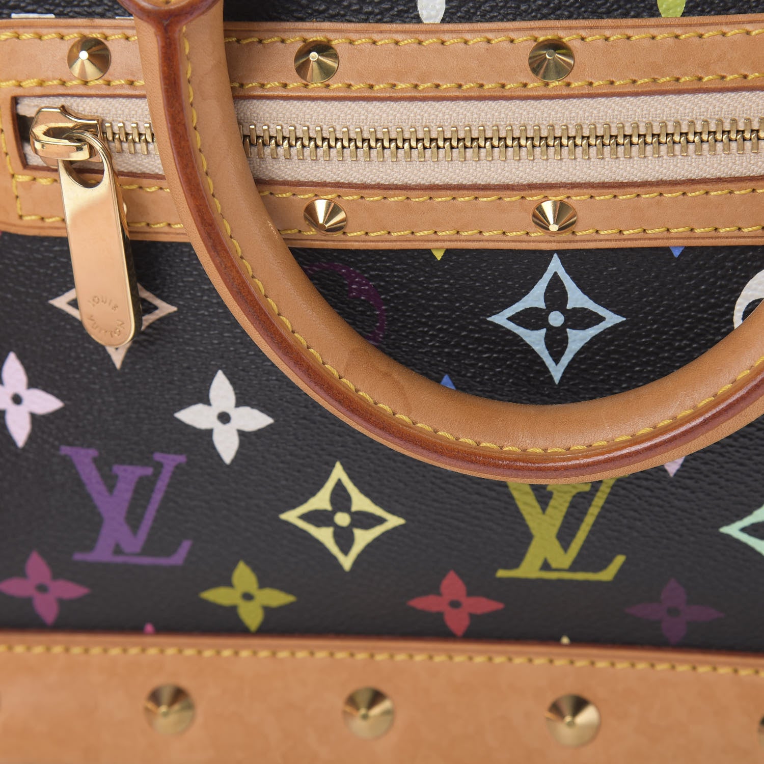 Louis Vuitton Monogram Multicolor Alma Black 14 of 15