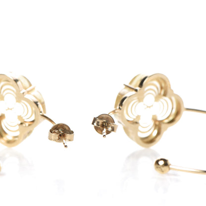 Louis Vuitton A La Folie Hoop Earrings Gold 4 of 4