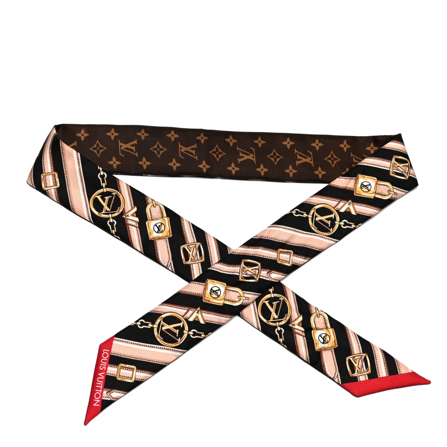 Silk Monogram Forever BB Bandeau Brown
