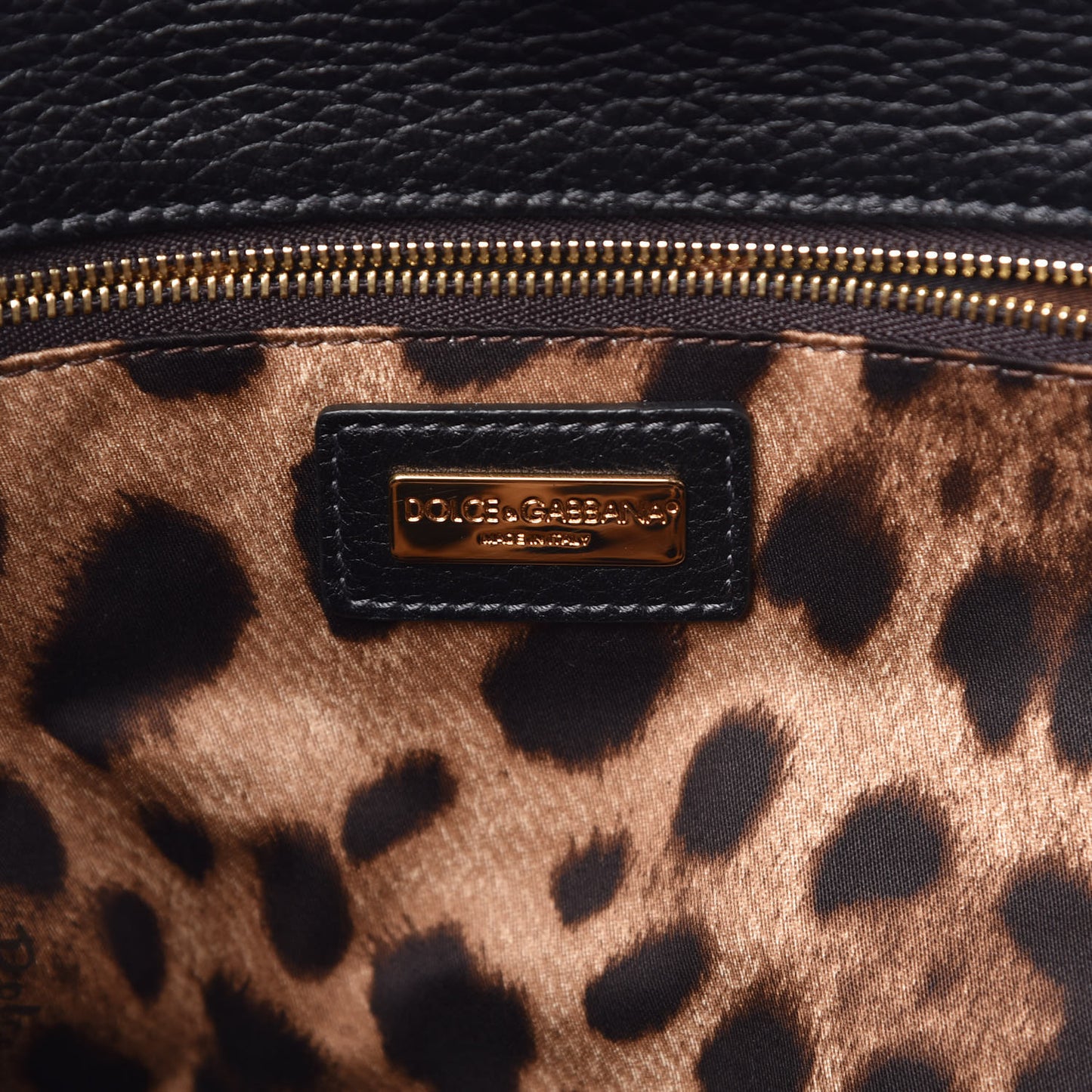 Calfskin Key Zip Tote Black