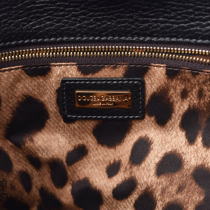 Dolce & Gabbana Calfskin Key Zip Tote Black 6 of 8