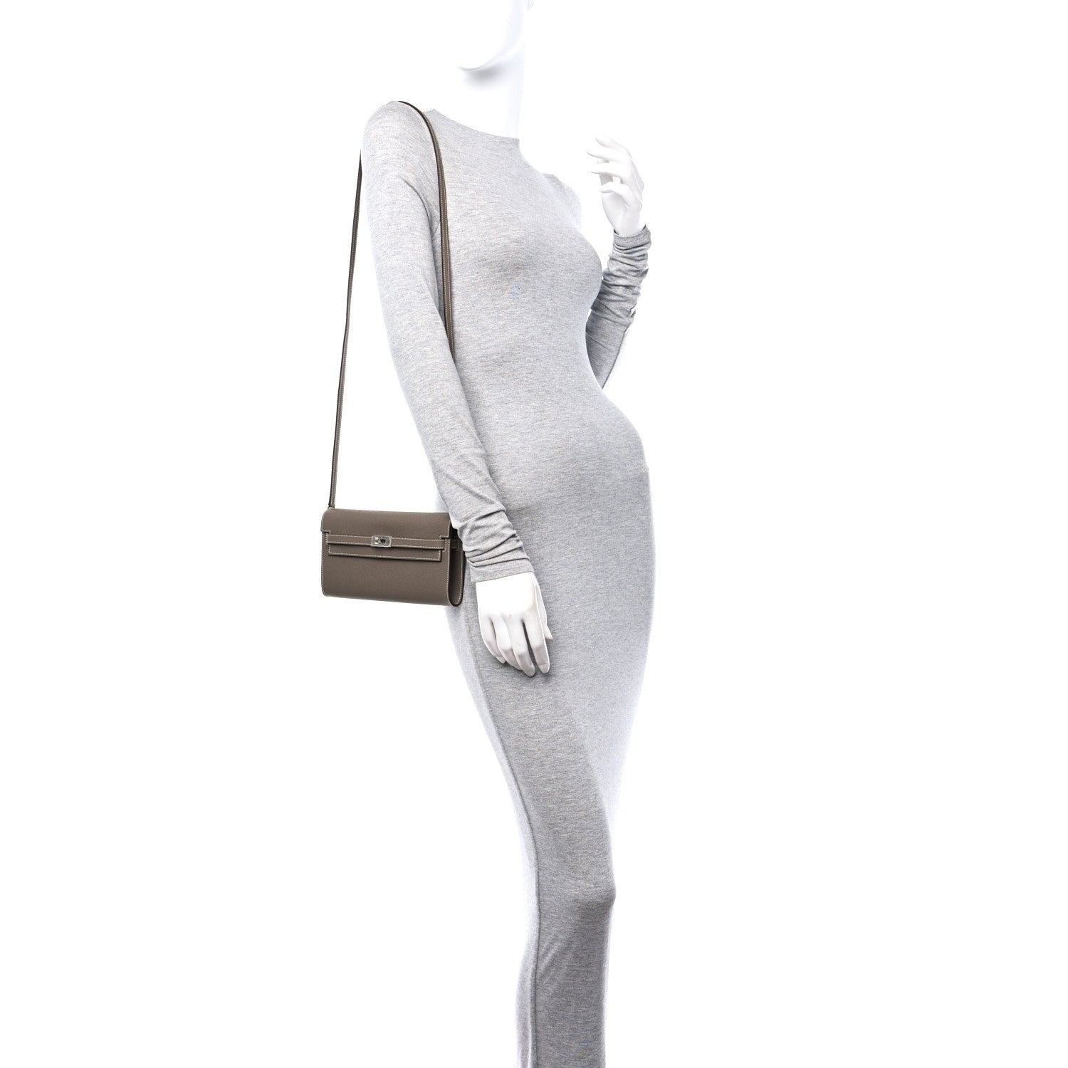 Hermes Epsom Kelly Wallet To Go Etoupe 2 of 11