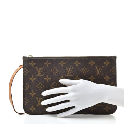 Louis Vuitton Monogram Neverfull MM GM Pochette 2 of 10
