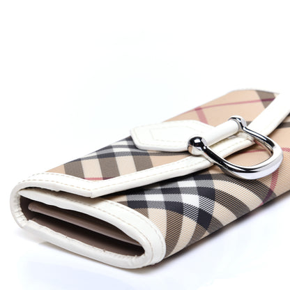 Burberry Nova Check Penrose Continental Wallet White 6 of 12
