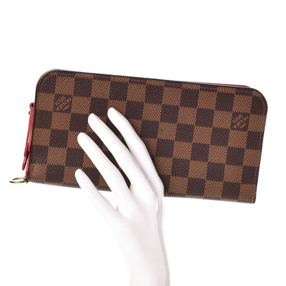 Louis Vuitton Damier Ebene Insolite Wallet Red 2 of 6