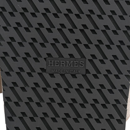 Hermes Epsom Womens Chypre Sandals 39 Etoupe 7 of 8