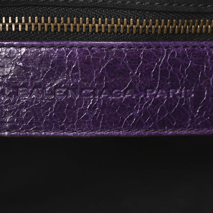 Balenciaga Agneau Classic Hardware Step Violet 6 of 10