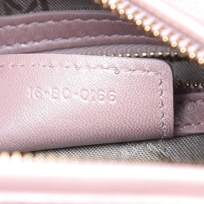Christian Dior Pearly Lambskin Cannage Medium Lady Dior Lotus 7 of 10