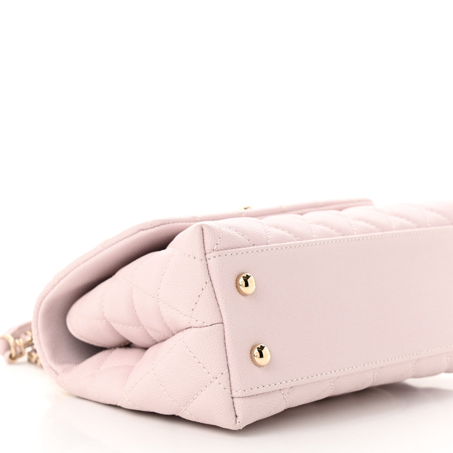 Chanel Caviar Quilted Mini Coco Handle Flap Light Pink 9 of 11
