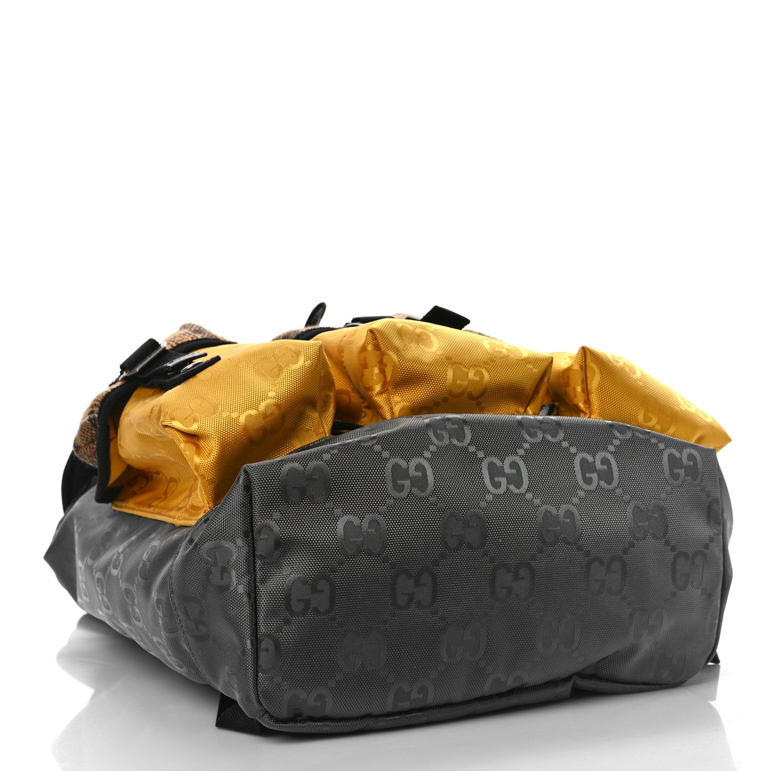 Gucci Tweed Econyl Nylon Monogram Off The Grid Utility Pocket Backpack Multicolor 4 of 9